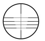 Compact 4x32 Crossbow Scope with Multiple Reticles