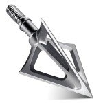 Premium 100 Grain Stainless Steel Broadheads 6-Pack