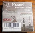 KEAUP 4-Blade Mechanical Hybrid Broadheads - 4 Pack