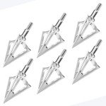 6 Pack 100 Grain Fixed Blade Broadhead Tips