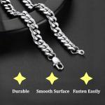 VEHICAR Stainless Steel Crossbow Necklace for Men