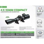 Truglo 4X32 Compact Crossbow Scope - Matte Black