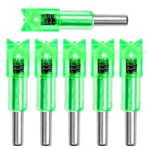 Lighted Nocks for Crossbow Bolts 6-Pack