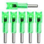 Lighted Nocks for Crossbow Bolts 6-Pack