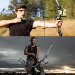 KEAUP 31" Carbon Arrows with Lighted Nocks