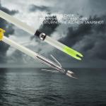 KEAUP 32-Inch Luminous Bowfishing Arrows - 6 Pack