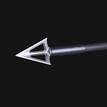 Premium 100 Grain Stainless Steel Broadheads 6-Pack