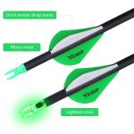 KEAUP 32-Inch Carbon Hunting Arrows – 6 Pack