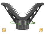 HUNTPAL Rotatable V Yoke Gun Holder for Tripods