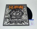 Joe Elliott & Rick Allen Signed Def Leppard Diamond Star Halos Vinyl PSA/DNA COA