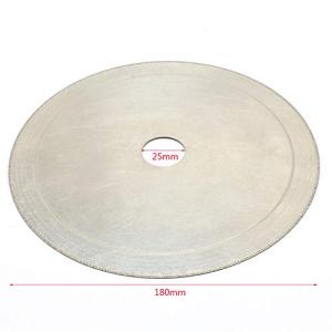 2Pcs 7" Super Thin Diamond Lapidary Saws Trim Blade Edge Wet Cutting Disc Jewellery Tools For Glass Stone 25mm Bore