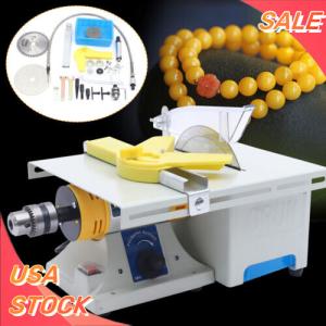 Mini Gem Polishing Grinding Machine Table Rock Saw Jewelry Lapidary Equipment