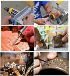 Jewelry Lapidary Saw for Cutting Rocks DIY Equipment, Left Benchtop 