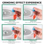 Flyrivergo 6'' Flat Lapidary Machine 2800RPM Variable Speed Lapidary Equipment Cabbing Machine, 180W Gem Stone Rock Grinding and Polishing Machine Includes Accessory Kit