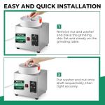 Flyrivergo 6'' Flat Lapidary Machine 2800RPM Variable Speed Lapidary Equipment Cabbing Machine, 180W Gem Stone Rock Grinding and Polishing Machine Includes Accessory Kit