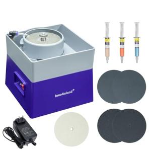 4” Flat Grinding Machine Stone Rock Polisher, Grinder, Shaper Shaping and Polishing Tools, Mineral Rock Polishing Machines, Grinding Machines