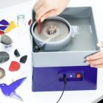 4” Flat Grinding Machine Stone Rock Polisher, Grinder, Shaper Shaping and Polishing Tools, Mineral Rock Polishing Machines, Grinding Machines