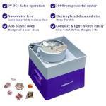 4” Flat Grinding Machine Stone Rock Polisher, Grinder, Shaper Shaping and Polishing Tools, Mineral Rock Polishing Machines, Grinding Machines