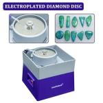 4” Flat Grinding Machine Stone Rock Polisher, Grinder, Shaper Shaping and Polishing Tools, Mineral Rock Polishing Machines, Grinding Machines