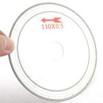 ILOVETOOL Lapidary Diamond Saw Disc Blades 4.5 inch Grinder Cutting Stone Arbor 20mm Rim 0.6mm Pack of 5Pcs