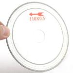 ILOVETOOL Lapidary Diamond Saw Disc Blades 4.5 inch Grinder Cutting Stone Arbor 20mm Rim 0.6mm Pack of 5Pcs