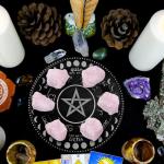 6PCS Rose Quartz Raw Crystals for Reiki Healing