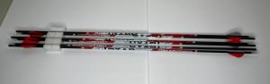 Carbon Express Maxima Triad XSD 350 6 PK Shafts, Fletched,Multi,One Size,51111