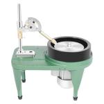 Gem Faceting Machine 2800RPM Gemstone Grinding Jewelry Lapidary Polisher Device 180W Jade Grinding Polishing kit Jewelry Angle Polisher with 6 Inch Polishing Disc (Green)