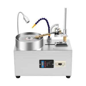 Gem Faceting Machine, 180W Jade Grinding Polishing Machine, 2800rpm Jewel Angle Polisher with Angle and Height Positioning Micro-Adjusters for Gemstones, Jade, Crystal