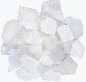 Crocon Clear Quartz Rough Bulk Natural Stone Raw Gemstone Tumbling Cabbing Polishing Gem Mining Energy Generator Chakra Balancing Reiki Healing Good Luck Home Office Decor Weight :-1Lb Approx