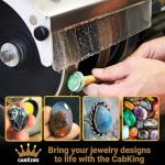 CabKing 8" Cabbing Machine - Lapidary Rock and Jewelry Gem Grinder Polisher - Model CABKING-8V1