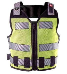 Diamondback Hi-Viz 701 Yelow Tool Vest - Safety Tool Vest for Carpenters, Roofers & Electricians (Medium/Large)