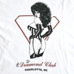 Vintage 90s Diamond Club Charlotte NC Strip Club T Shirt Single Stitch XL