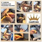 CabKing 6" Cabbing Machine - Lapidary Rock and Jewelry Gem Grinder Polisher - Model CABKING-6V3