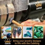 CabKing 6" Cabbing Machine - Lapidary Rock and Jewelry Gem Grinder Polisher - Model CABKING-6V3
