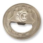 Rare Hat Pin - Silver Beer Opener Diamond Star Chrome Limited Edition Festi Daze