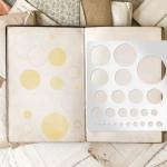 Metal Square Circle Stencils, Round Tracers Drawing Template for Artists, Lapidary, Cabochons, Geometric Ruler, Jewelry (Shape2)