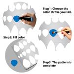 GORGECRAFT 6.3 Inch Jewelry Metal Stencils Stainless Steel Shape Earring Teardrops Cutouts Stencil Lapidary Cabochons Template Tear Drop Stencils for Teardrop Jewelry Making DIY Earrings Crafts