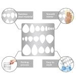 GORGECRAFT 6.3 Inch Jewelry Metal Stencils Stainless Steel Shape Earring Teardrops Cutouts Stencil Lapidary Cabochons Template Tear Drop Stencils for Teardrop Jewelry Making DIY Earrings Crafts
