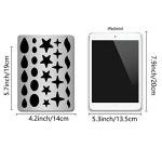 GORGECRAFT Metal Jewelry Stencils Stainless Steel Shape Earring Teardrops Cutouts Stencil Lapidary Cabochons Template Tear Drop Star Stencils for Teardrop Jewelry Making DIY Earrings Crafts Bracelets