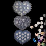 3D Nail Art Mold Silicone Nail Art Cabochon Decortive Mold Nail Art Making Tools Silicone Carved Mold Template Moulds Nail Art templates for Practice Nail Art templates and Stamper kit Nail Art