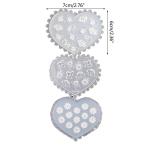 3D Nail Art Mold Silicone Nail Art Cabochon Decortive Mold Nail Art Making Tools Silicone Carved Mold Template Moulds Nail Art templates for Practice Nail Art templates and Stamper kit Nail Art