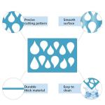 GORGECRAFT 5.1"x3.5" 2Pcs Earring Teardrops Jewelry Stencils Cutouts Stencil Arylic Triangles Geometric Reusable Drawing Template for Women Earrings Bracelets Making Cabochons DIY Ruler Art Tool