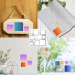 GORGECRAFT 16cm Metal Square Template Stencil for Isometric Drawing, Art Tool, Lapidary Cabochons, Geometric Ruler, Jewelry Templates for Drawing, Engraving, Pyrography