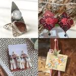 GORGECRAFT 5.1"x3.5" 2Pcs Jewelry Stencils Ellipse Earring Stencil Arylic Reusable Cutouts Cutting Drawing Template for Women Earrings Bracelets Making Cabochons DIY Ruler Art Decor Tool