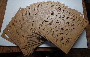 WRG- Cabochon Templates - Full Set of 18 Clear Acrylic Designer Shapes