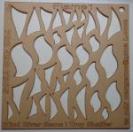 WRG- Cabochon Templates - Full Set of 18 Clear Acrylic Designer Shapes