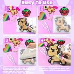 Fuse Beads Kit - 48 Colors 5mm Fuse Beads Set with Pegboards, Ironing Papers ...