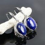 Silver Earring Blanks – 10×14 mm Cabochon Base | Rhodium Plated