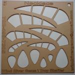 WRG- Cabochon Templates - Full Set of 18 Clear Acrylic Designer Shapes